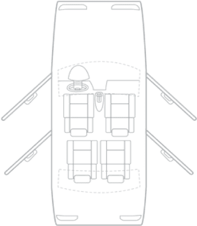 Vue intérieure du véhicule